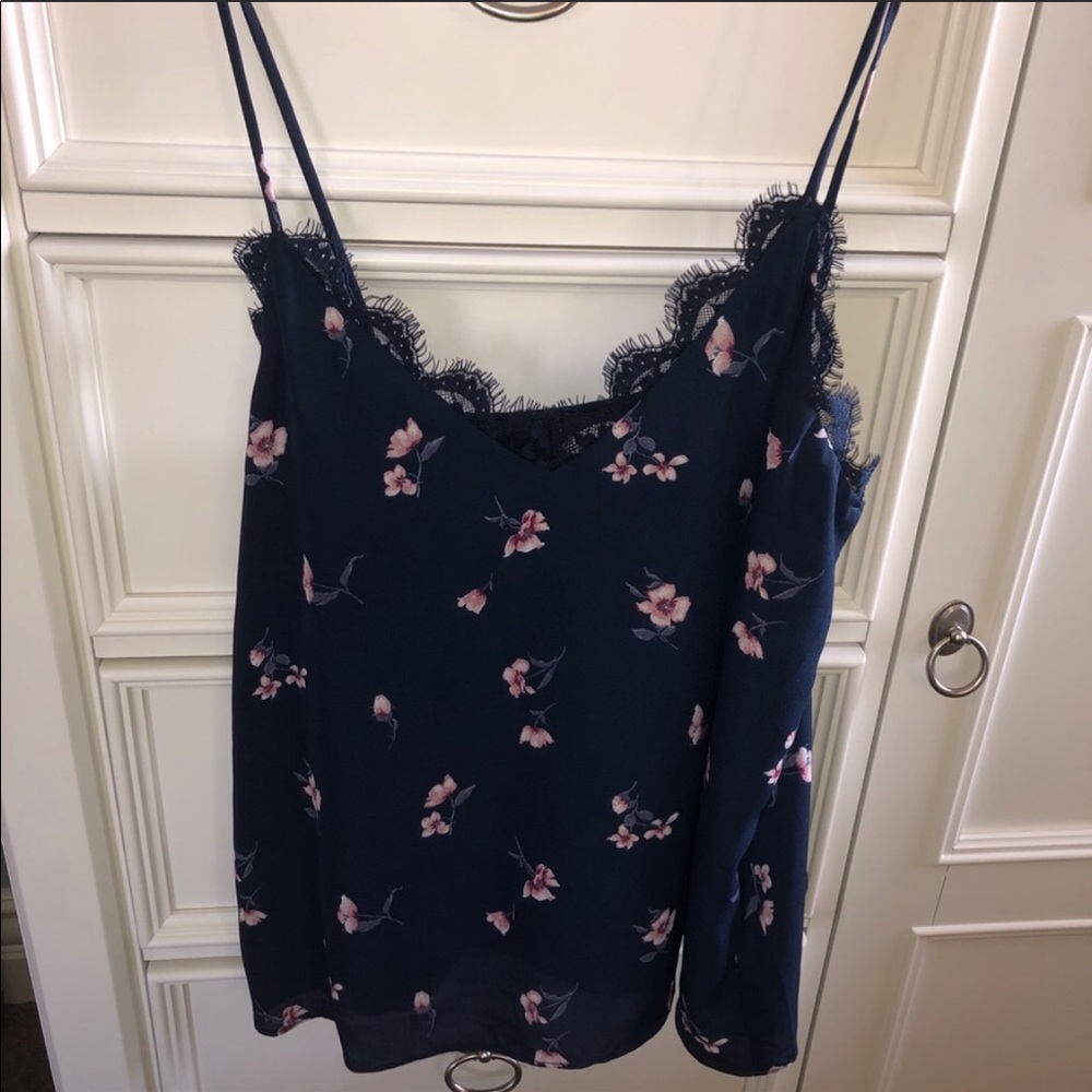 nordstrom floral lace tank top